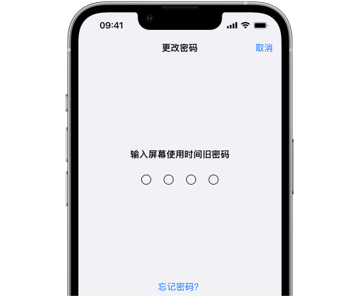 麻阳iPhone屏幕维修分享iPhone屏幕使用时间密码忘记了怎么办 