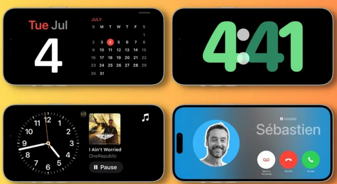 麻阳苹果手机维修分享iOS17横屏充电待机显示有什么好处 