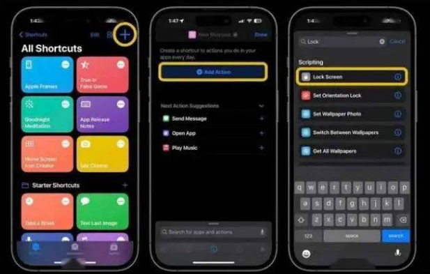 麻阳苹果14锁屏维修店分享iPhone14升级iOS16.4后如何创建锁屏快捷方式 