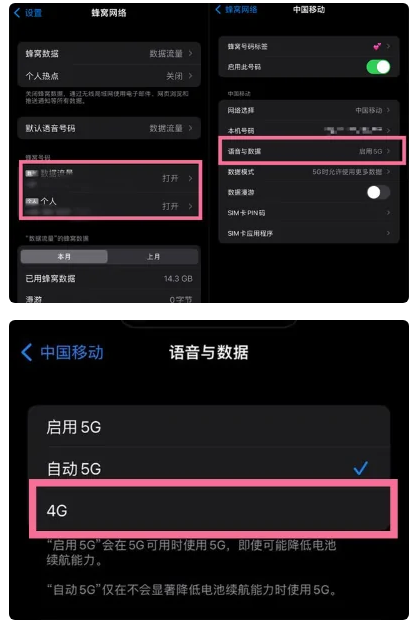 麻阳苹果手机维修分享iPhone14如何切换4G/5G? iPhone14 5G网络切换方法 