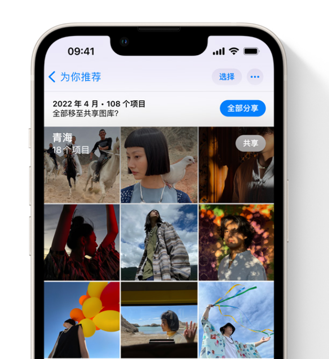 麻阳苹果维修网点分享在 iPhone 上使用共享图库 